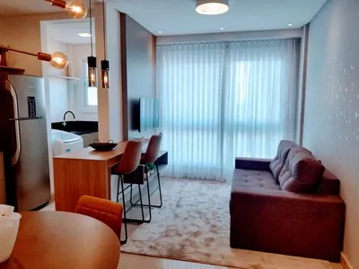 Apartamento 2 Dormitórios, 1 suíte, Mobiliado e Decorado a Venda, No Bairro Zona Nova / Capão da Canoa — foto 2